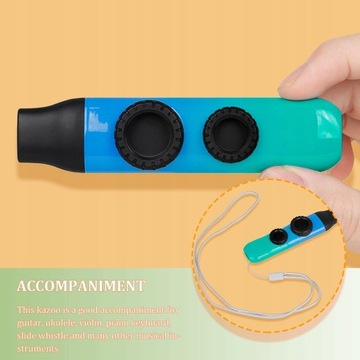 Девушка Kazoo Мембрана Двойная гитара Kazoo