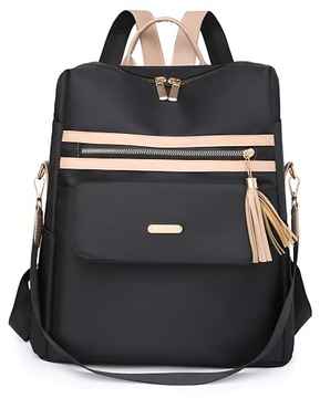 РЮКЗАК ЖЕНСКИЙ 2В1 URBAN СУМКА ЧЕРНЫЙ