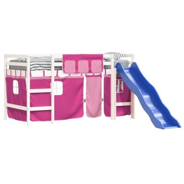 ДЕТСКАЯ НИЖНЯЯ КРОВАТЬ, РОЗОВЫЕ КРОВАТЬ 80Х200СМ