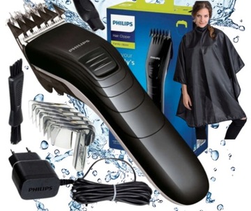 Машинка для стрижки волос PHILIPS 11 ДЛИНА ... КОМПЛЕКТ С ФАРТУКОМ