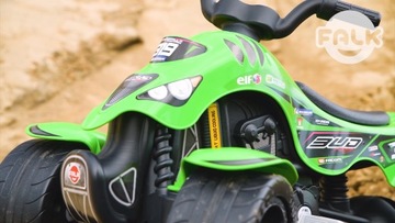 Квадроцикл FALK Bud Racing с педалями для детей 3-7 лет.