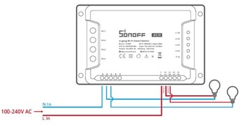 SONOFF 4CH R3 Smart WIFI 4 канала DS18B20 + SUPLA