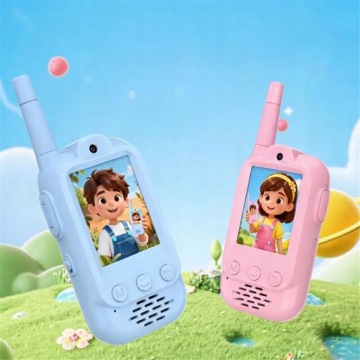 2 шт. Krótkofalówka Wideo Для Дітей Walkie Talkie з Камерою Рожевий&Синій