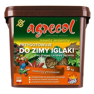 NAWÓZ JESIENNY DO IGLAKÓW BEZ AZOTU AGRECOL 5kg