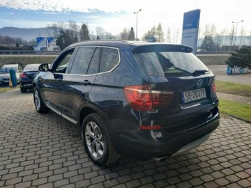 BMW X3 F25 SUV 2.0 20d 190KM 2016 BMW X3 Krajówka, lakier oryginalny 100%, zdjęcie 7
