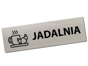 Самоклеящаяся вывеска СТОЛОВАЯ различные дизайны 20х6