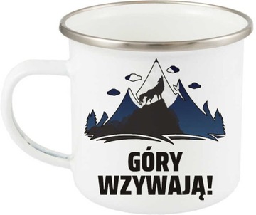 METALOWY KUBEK GARNUSZEK TURYSTYCZNY Góry wzywają! wzór 07