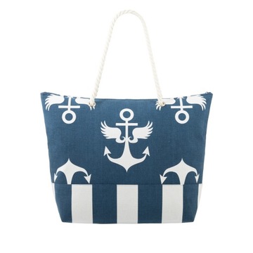 TORBA PLAŻOWA MIEJSKA SHOPPER NA PLAŻĘ NA ZAKUPY
