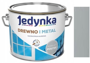 JEDYNKA FARBA DO DREWNA I METALU POPIELATY POŁYSK 10L