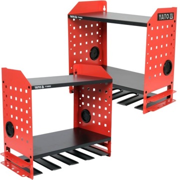 YATO METALOWA PÓŁKA SZAFKA NA ELEKTRONARZĘDZIA 4 GNIAZDA YT-09092 MOCNA