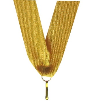 Wstążka 22 mm - złota