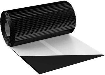 TAŚMA KOMINOWA ALUMINIOWA RYFLOWANA DEKARSKA FLEX STANDARD CZARNA