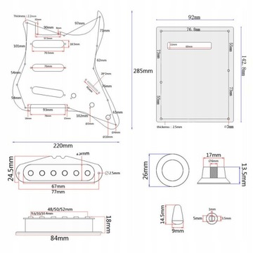 Набор для самостоятельного изготовления электрогитары ST-Style