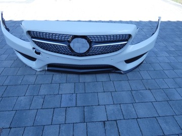 Grill zderzak kratki MERCEDES C-klasa W205 prz lif