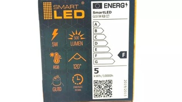ЛАМПА SMARTLED RGB GU10 500LM