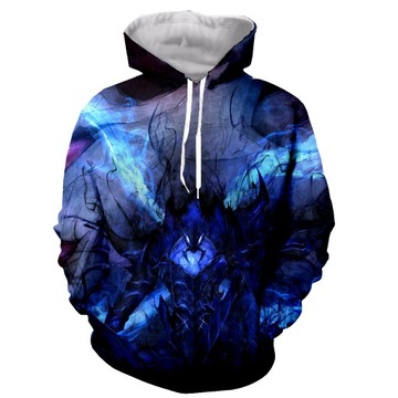 bluzy z kapturem nowe Anime Solo Leveling 3D druko