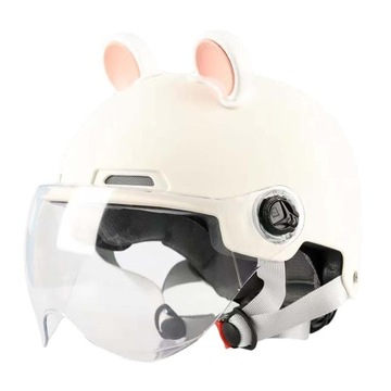 Шлем с открытым лицом, бежевый мотоциклетный шлем.