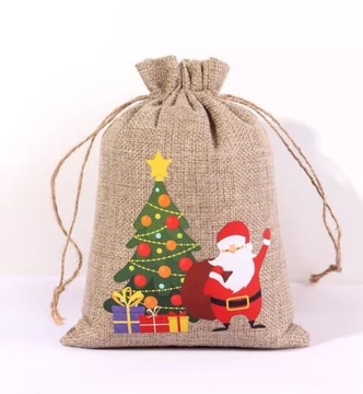 СУМКА РОЖДЕСТВЕНСКИХ ПОДАРКОВ САНТЫ