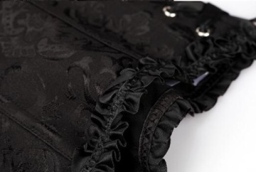 ЧЕРНЫЙ ГОТИЧЕСКИЙ КОРСЕТ МОДЕЛИРУЮЩИЙ КОСПЛЕЙ