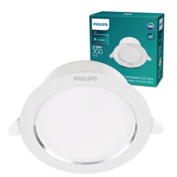 Oprawa sufitowa LED PHILIPS Diamond Cut oczko sufitowe 3000 K zestaw 3 szt