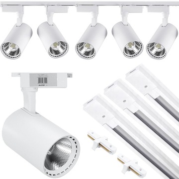 5x LAMPA SUFITOWA SZYNOWA DO KUCHNI SALONU JADALNI KUCHNI SYPIALNI 15000lm