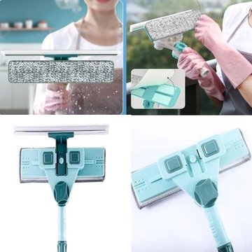 ТЕЛЕСКОПИЧЕСКИЙ СКРЕБОК ДЛЯ ОЧИСТКИ ОКОН 3 В 1