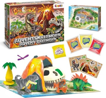 Kalendarz adwentowy z dinozaurami DINOREX