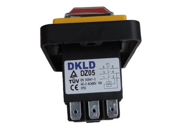 Wyłącznik pilarki pompy DKLD DZ05 6 pin 400V (KJD18) trójfazowy stycznik