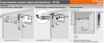 BLUM LIFT AVENTOS HK TOP 22K2700 ГРАФИТ