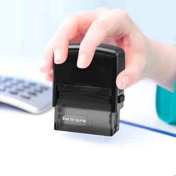 WAGRAF B4s ШТАМП ДЛЯ 8 СТРОК НАЗВАНИЕ КОМПАНИИ ОФИСНЫЙ ДИЗАЙН + ЛАСТИК