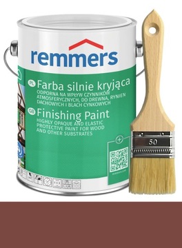 Remmers Kryjąca farba drewna 2,5L Czerwonobrązowy