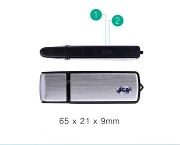 Мини-USB-флеш-накопитель X09, 8 ГБ, диктофон