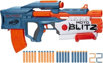 NERF ELITE F5872 WYRZUTNIA MOTO BLITZ 22 strzałki