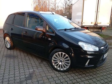 Ford C-MAX I 1.8 Duratec 125KM 2008 Ford C-MAX 1.8 PROSTA benzyna KLIMATRONIK kolor NAVI piekny czarny 1.8, zdjęcie 28