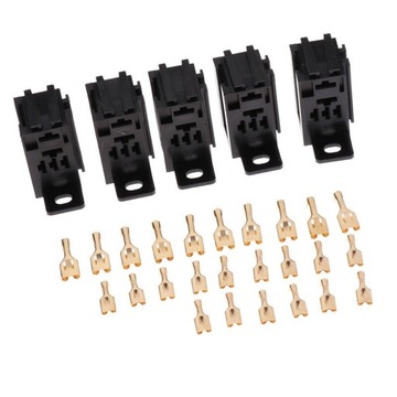 5 sztuk gniazda przekaźnikowe 12V/24V 5-Pin samoch