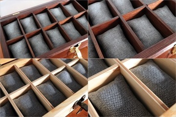 КОРОБКА КАССЕТНАЯ КОРОБКА ДЛЯ 12 ЧАСОВ, ДЕРЕВО