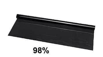 ПЛЕНКА ДЛЯ ТОНИРОВАНИЯ ОКОН 75 x 300см 98% ЗАТЕМНЕНИЕ ОКОННОГО ШПОНА