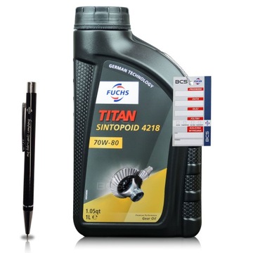 1 LITR OLEJ FUCHS SINTOPOID 4218 70W80 1L - AUTORYZOWANY DYSTRYBUTOR