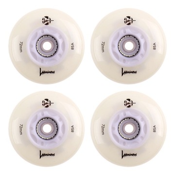 ŚWIECĄCE KÓŁKA DO ROLEK LUMINOUS LED 72MM/85A 4SZT