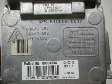 CITROEN C4 B7 10-18 MĚNIČ SVĚTLA XENON 89034934