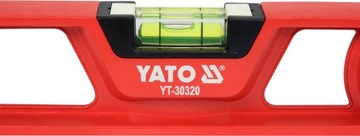 УРОВЕНЬ ДЛЯ ПЛИТКИ YATO 600 ММ ЛИТЫЙ АЛЮМИНИЙ, 2 УРОВНЯ С МАГНИТОМ