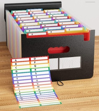 ПАПКА ДЛЯ ДОКУМЕНТОВ А4, БИНДЕР, 26 ЧАСТЕЙ