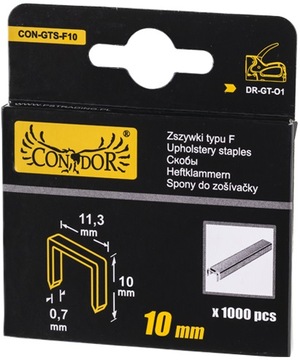 ZSZYWKI TAPICERSKIE TAKER ZSZYWACZ 10mm 1000 szt F