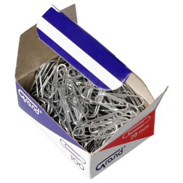 Клипсы Гранд 28 мм 100 шт, оцинковка х 25 упак.