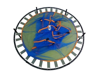 TRAMPOLINA DLA DZIECI DOMOWA Z SIATKĄ + PLUSZOWE GRATISY!