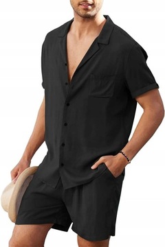 Męska koszula letnia casual piżama,XL
