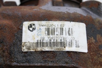 BMW E90 E92 E87 E88 2.0D N47 NÁPRAVA DIFER 7591020 3.23 IDEÁLNÍ