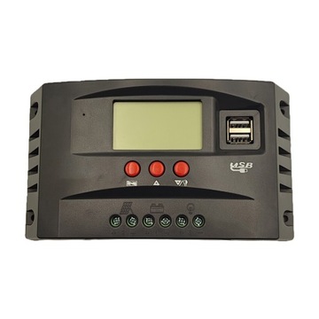 РЕГУЛЯТОР СОЛНЕЧНОЙ ЗАРЯДКИ 50А 12/24В ЖК-дисплей