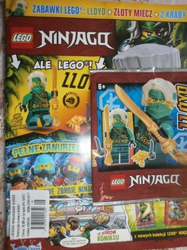 LEGO NINJAGO 9 / 2021- LLOYD +ZŁTY MIECZ+2 KRABY