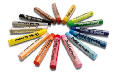 Школьное масло ПАСТЕЛИ ДЛЯ ДЕТЕЙ большой набор из 25 цветных мелков PENTEL МАЛЕНЬКИЙ